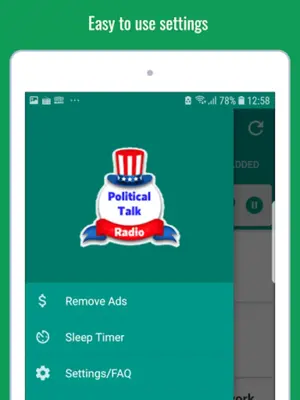 Political Talk Radio android App screenshot 0