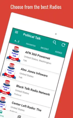 Political Talk Radio android App screenshot 5